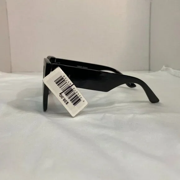 Aire Haedus Oversized Square Cat-Eye Sunglasses Black Smoke Mono NWT - Picture 10 of 15